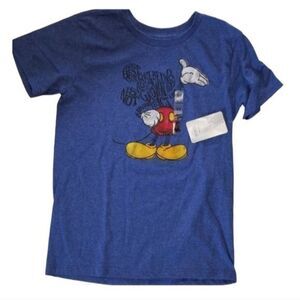 Walt Disney World Disneyland T Shirt Top Mickey Mouse EXTRA LARGE Youth Kids NWT